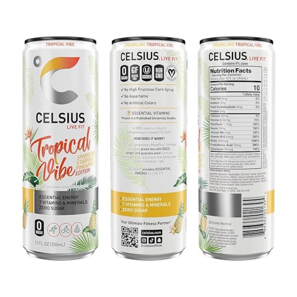 Celsius Sparkling Tropical Vibe - Image 2