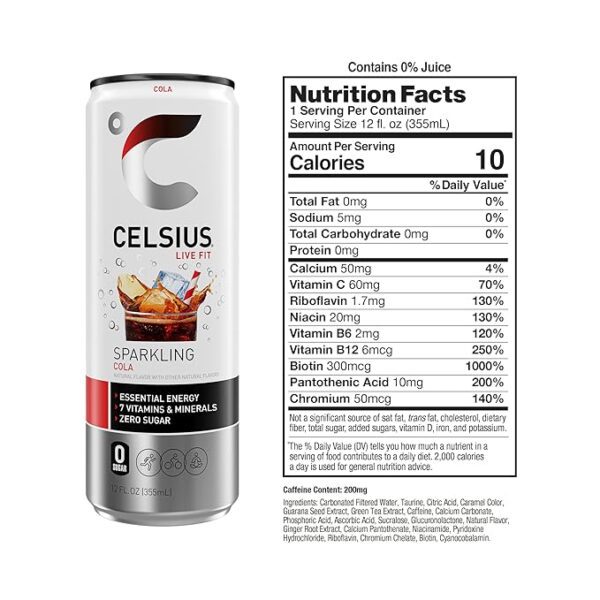 Celsius Sparkling Cola - Image 3