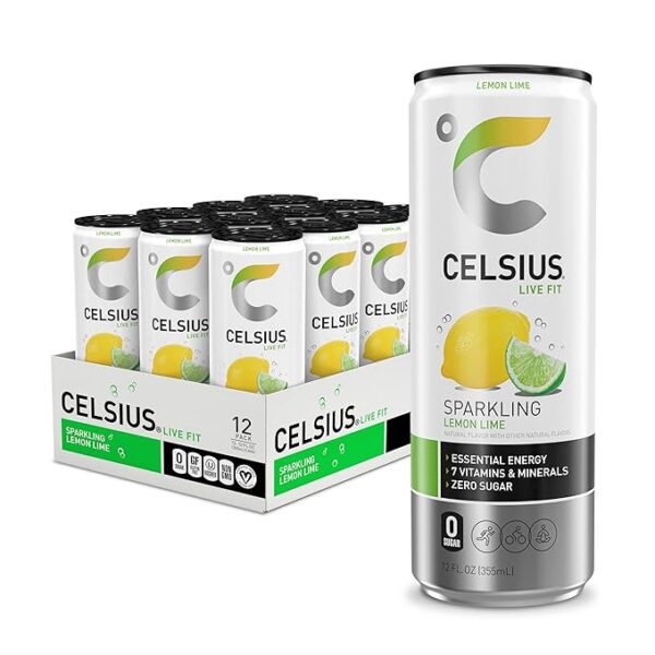 Celsius Sparkling Lemon Lime - Image 5