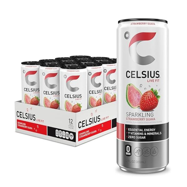 Celsius Sparkling Strawberry Guava - Image 5