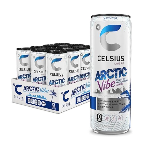 Celsius Arctic Vibe Sparkling Frozen Berry - Image 5