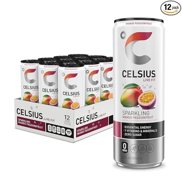 Celsius Sparkling Mango Passionfruit - Image 5