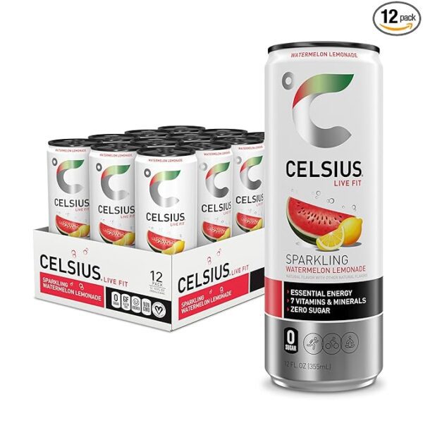 Celsius Sparkling Watermelon Lemonade - Image 5