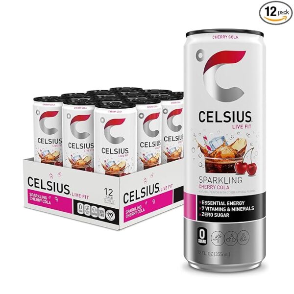 Celsius Sparkling Cherry Cola - Image 5