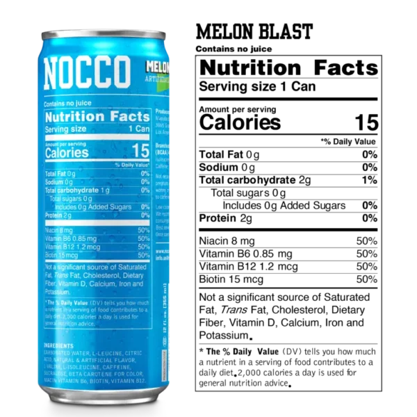 Nocco BCAA Melon Blast - Image 3