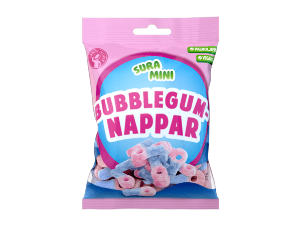 Candy People Sour Mini Bubblegum Snaps